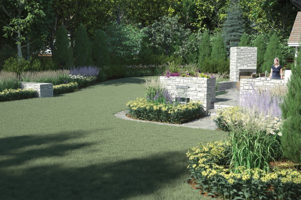 Outdoor Fireplace Design Minneapolis